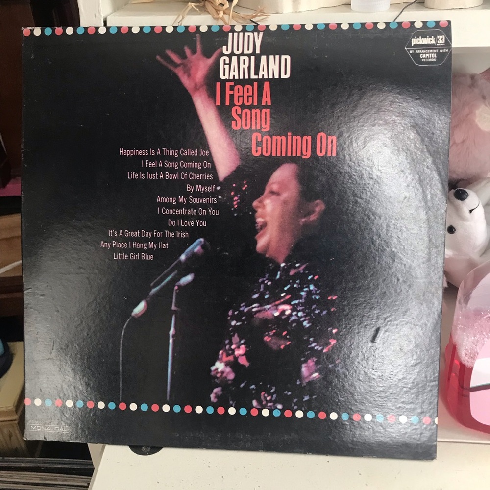 I Feel A Song Coming On - Judy Garland vinyl record